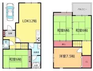 木戸3丁目貸家